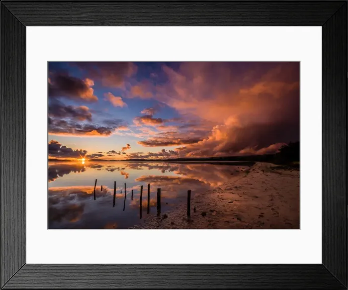 Framed Print : Stormy Sunrise Framed Print : Stormy Sunrise