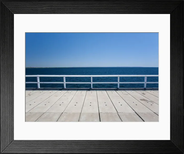 Framed Print : Jetty Abstract
