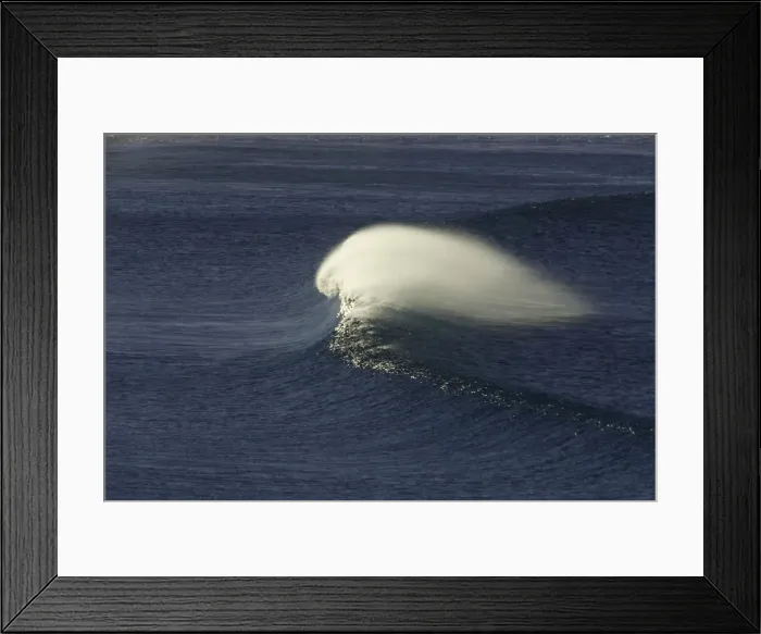 Framed Print : Single wave rushing toward beach, Australia Framed Print : Single wave rushing toward beach, Australia