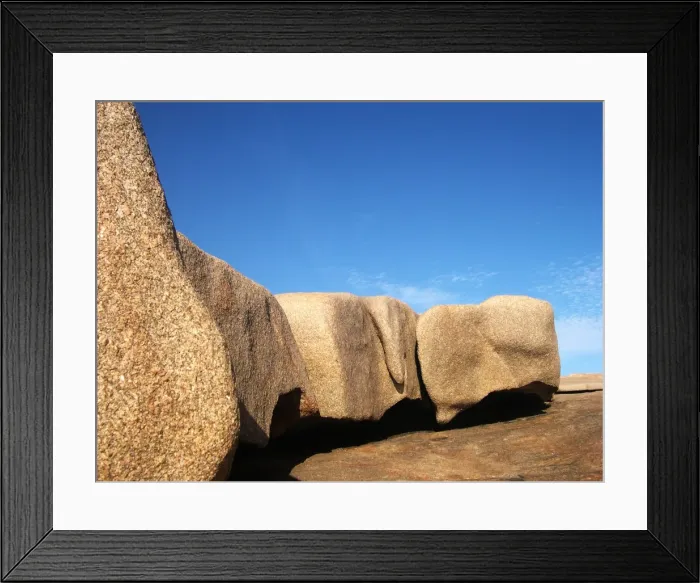 Framed Print : Rocks And Blue Sky Framed Print : Rocks And Blue Sky