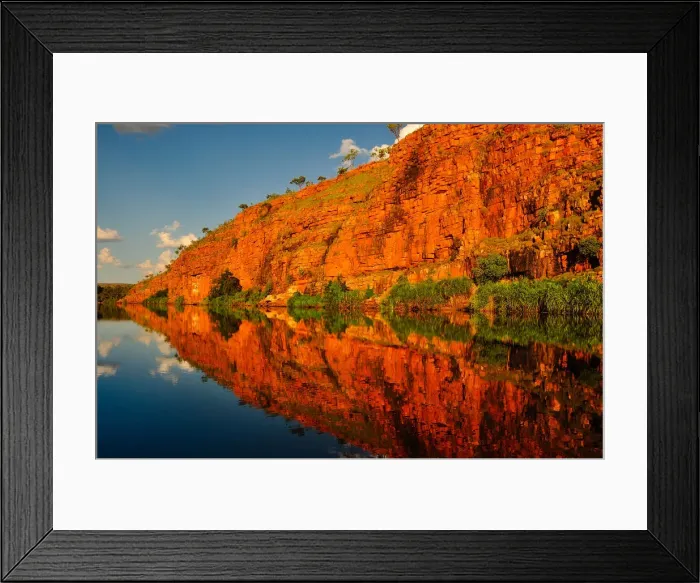 Framed Print : Kimberley Reflection Chamberlain Gorge Framed Print : Kimberley Reflection Chamberlain Gorge