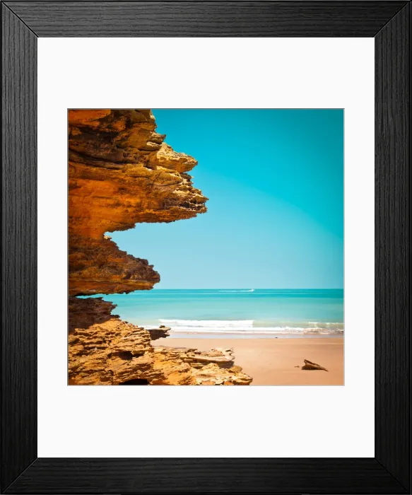 Framed Print : Surreal rock formation in broome Framed Print : Surreal rock formation in broome