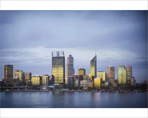 482140825. City skyline, Perth, Western Australia, Australia