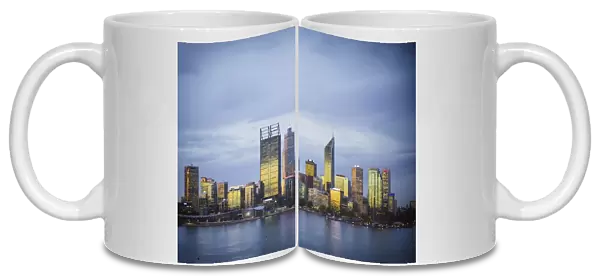 482140825. City skyline, Perth, Western Australia, Australia