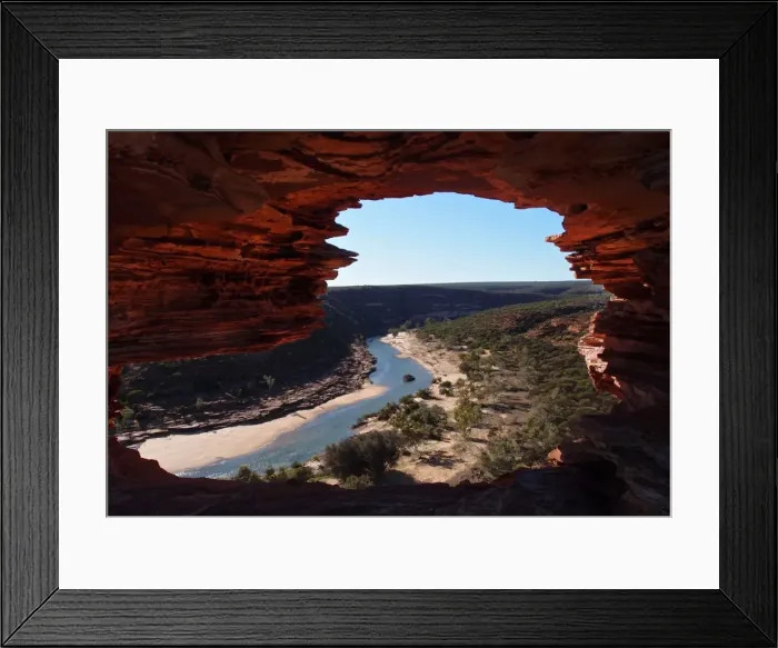Framed Print : Murchison River through Natures Window- Kalbarri Framed Print : Murchison River through Natures Window- Kalbarri