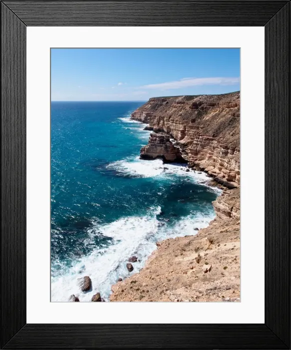 Framed Print : Cliffs. Kalbarri National Park, Western Australia Framed Print : Cliffs. Kalbarri National Park, Western Australia