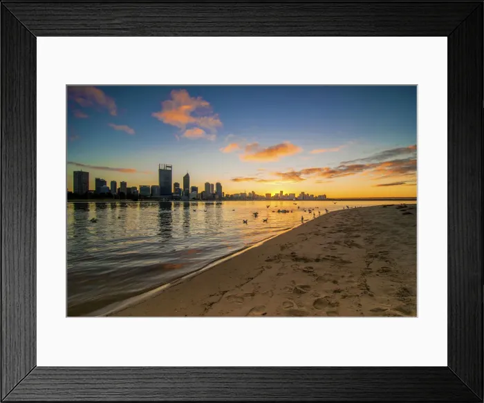 Framed Print : Morning View of Perth City Framed Print : Morning View of Perth City