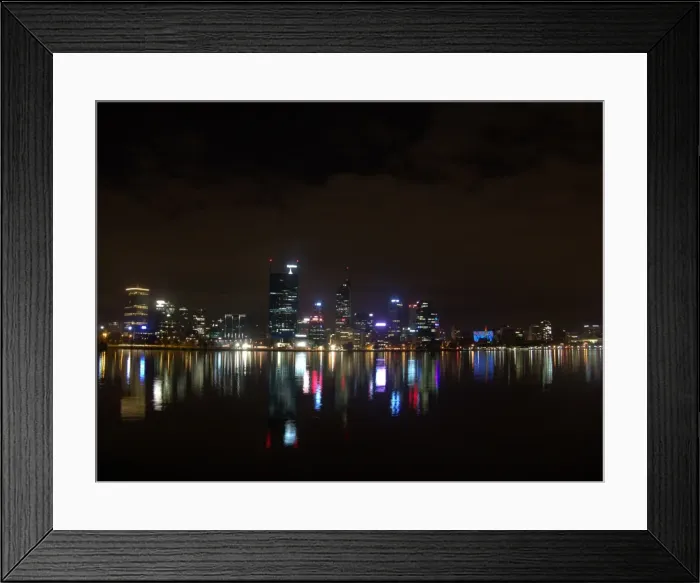 Framed Print : Perth at night Framed Print : Perth at night