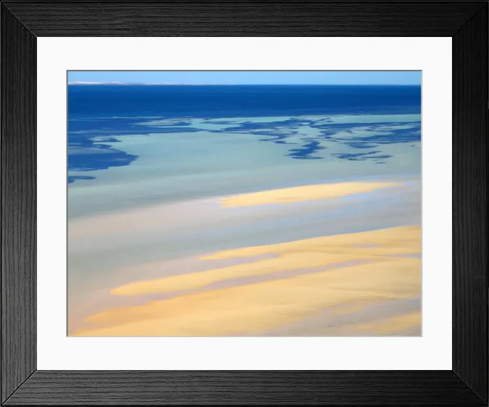 Framed Print : Shark Bay. Interesting patterns made by the sea Framed Print : Shark Bay. Interesting patterns made by the sea