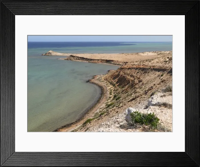 Framed Print : Eagle Bluff View Point, Shark Bay World Heritage Area, Western Australia, Australia