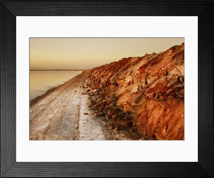 Framed Print : Dampier Salt - Port Hedland Framed Print : Dampier Salt - Port Hedland