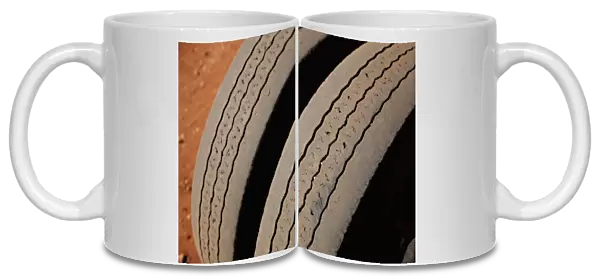 Detail of two tires