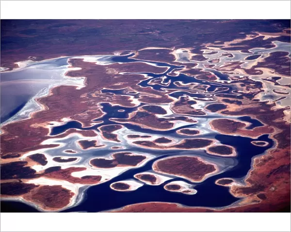 Aerial view of the Pilbara landscape