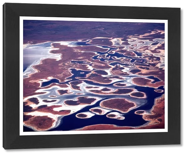 Aerial view of the Pilbara landscape