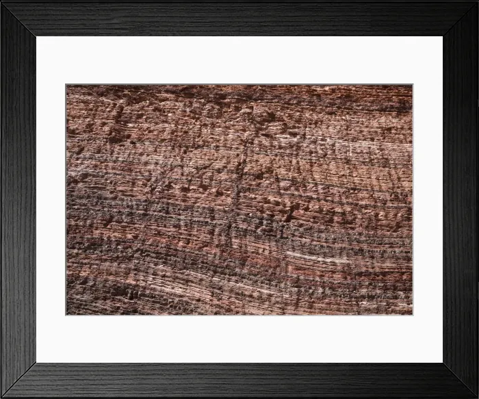 Framed Print : View of a rocky surface from above, Port Hedland, Western Australia, Australia