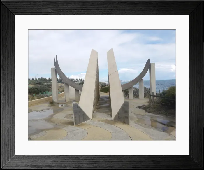 Framed Print : Sundial at Cottesloe Framed Print : Sundial at Cottesloe