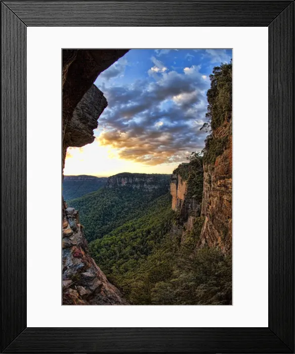 Framed Print : Blue Mountains 2010 - Three Sisters, Katoomba