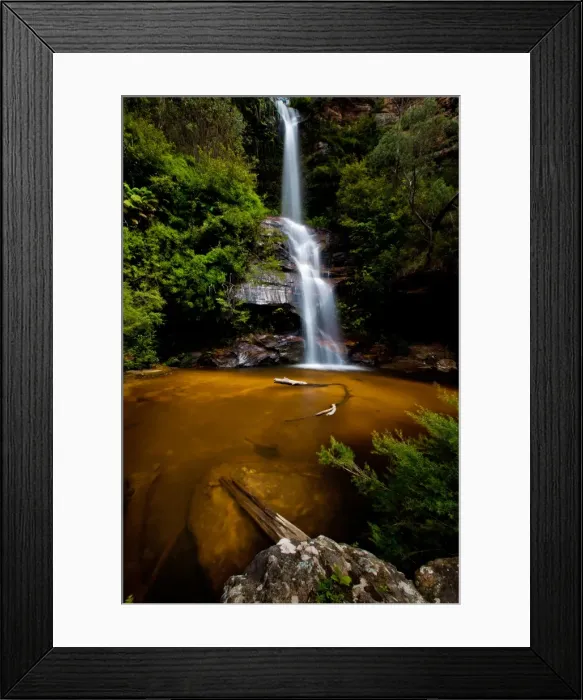 Framed Print : Minnehaha falls at Katoomba Framed Print : Minnehaha falls at Katoomba