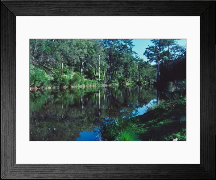 Framed Print : Kowmung River reflection Framed Print : Kowmung River reflection