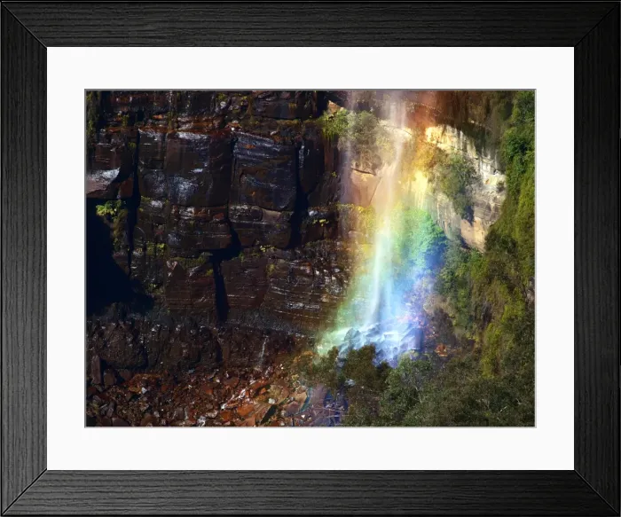 Framed Print : Govetts leap falls, blue mountains Framed Print : Govetts leap falls, blue mountains