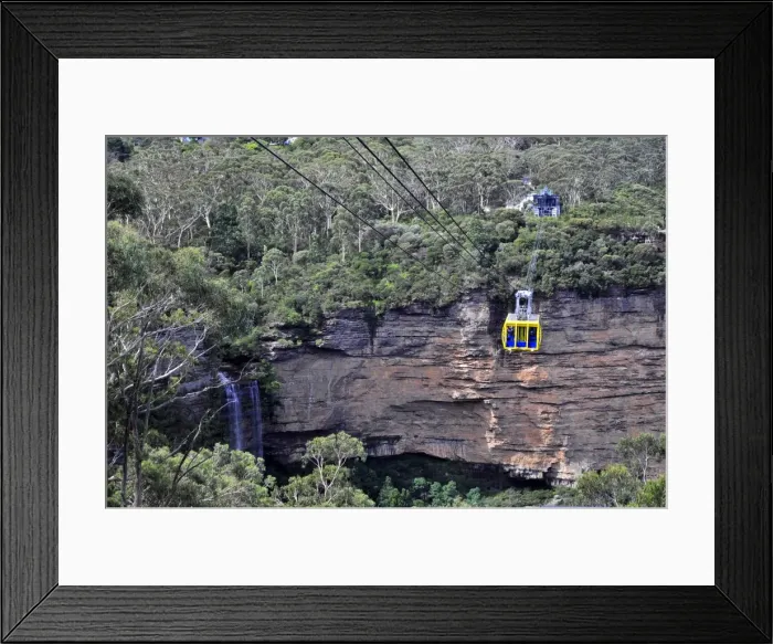 Framed Print : Scenic world katoomba skyway