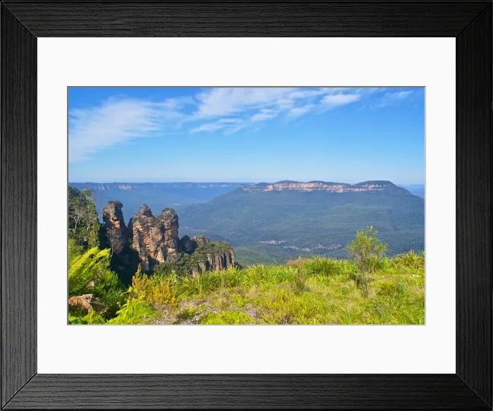Framed Print : Three sister in national park at Katoomba