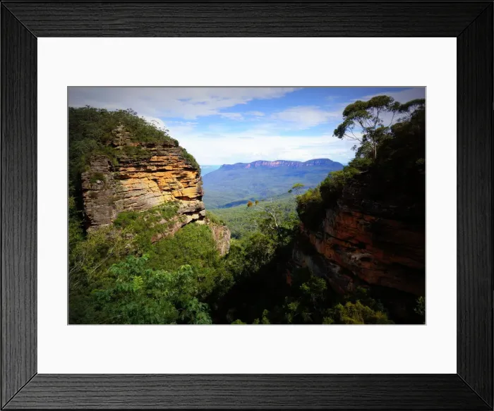 Framed Print : The Blue Mountains