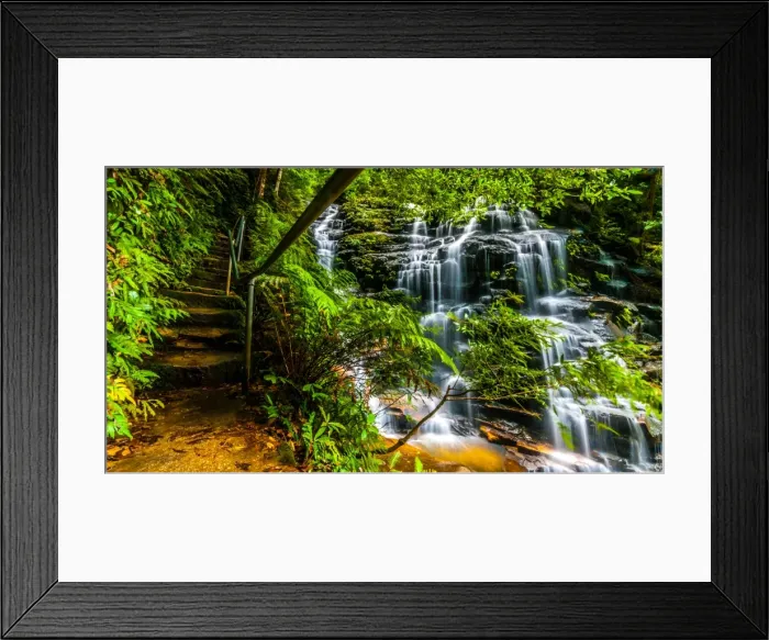 Framed Print : Blue Mountains - Sylvia Falls