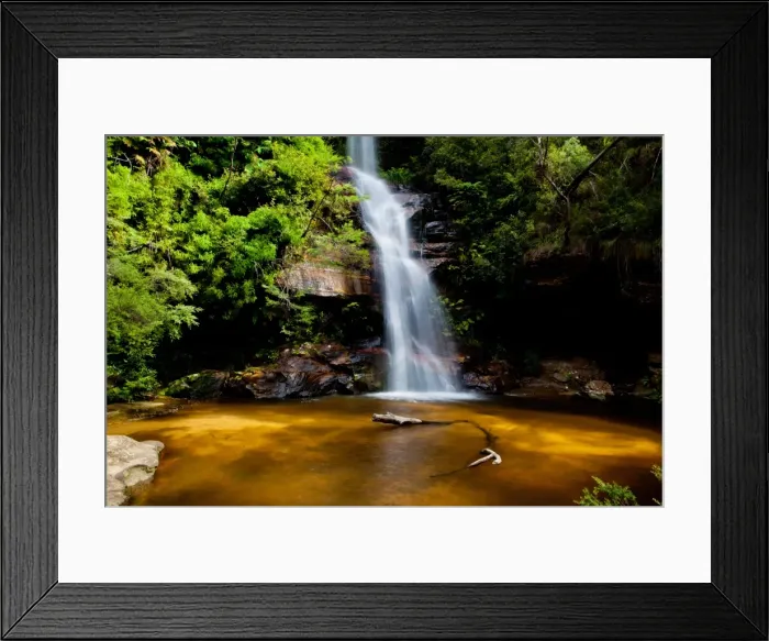 Framed Print : Minnehaha falls at Katoomba Framed Print : Minnehaha falls at Katoomba