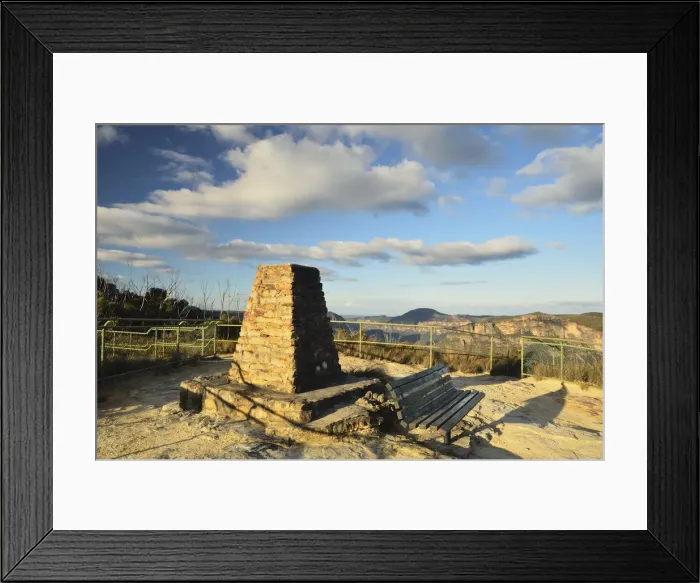 Framed Print : View of Grose Valley and Pulpit Rock