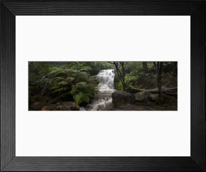 Framed Print : Blue Mountains Waterfall Framed Print : Blue Mountains Waterfall