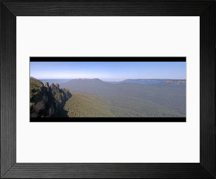 Framed Print : Blue Mountains Panorama