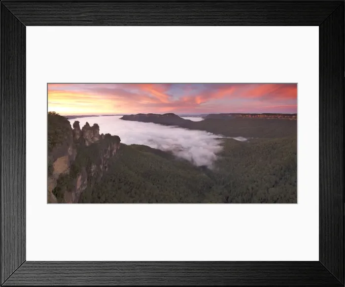 Framed Print : Three sisters sunrise Framed Print : Three sisters sunrise