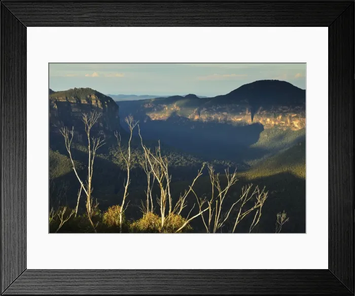Framed Print : View of Grose Valley, Blue Mountains Framed Print : View of Grose Valley, Blue Mountains