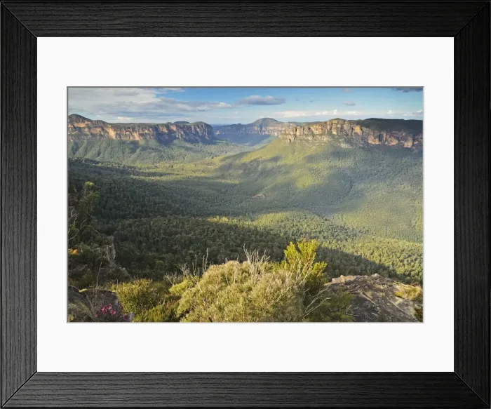 Framed Print : View of Grose Valley, Blue Mountains