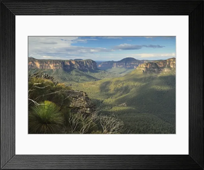 Framed Print : View of Grose Valley, Blue Mountains