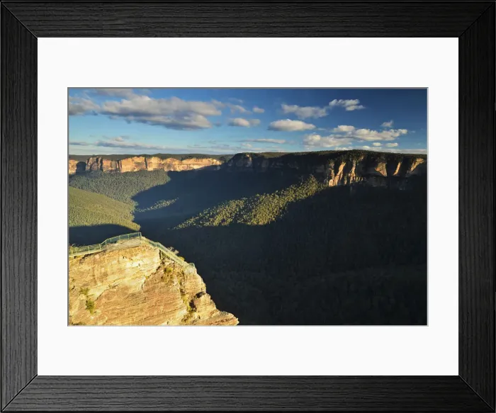 Framed Print : View of Grose Valley and Pulpit Rock