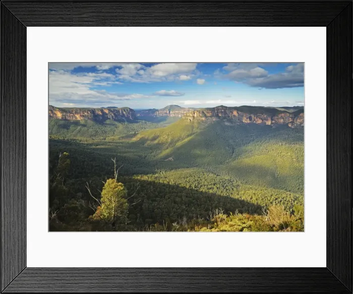Framed Print : View of Grose Valley, Blue Mountains