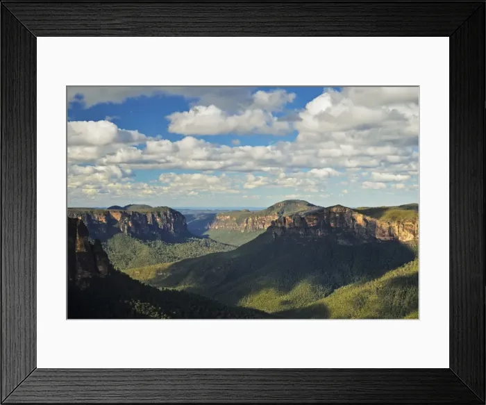 Framed Print : View of Grose Valley, Blue Mountains Framed Print : View of Grose Valley, Blue Mountains