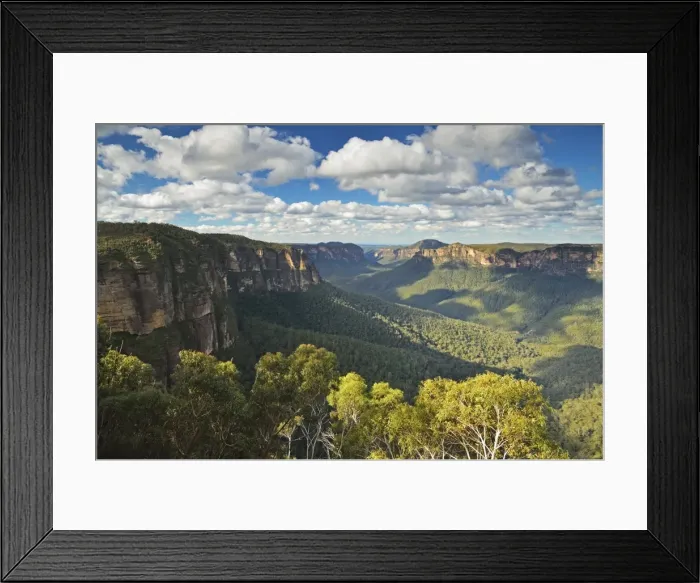 Framed Print : View of Grose Valley, Blue Mountains