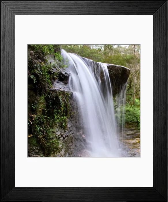 Framed Print : Weeping rock falls