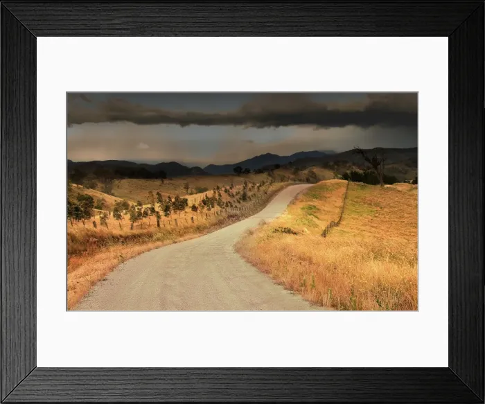 Framed Print : Storm in Blue Mountains Framed Print : Storm in Blue Mountains