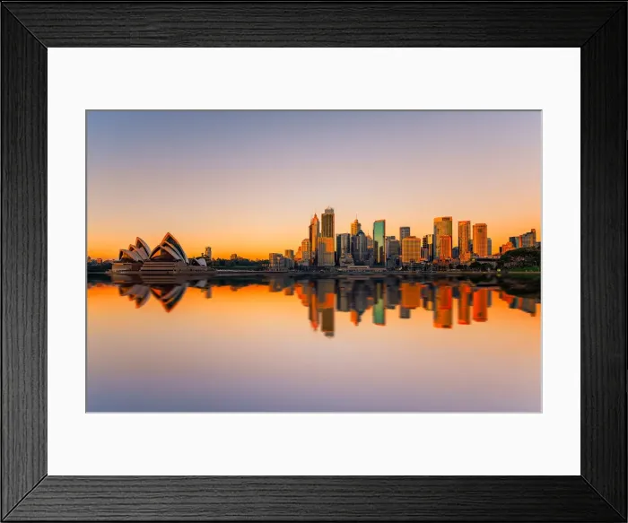Framed Print : Sydney Opera House and Skyline Framed Print : Sydney Opera House and Skyline