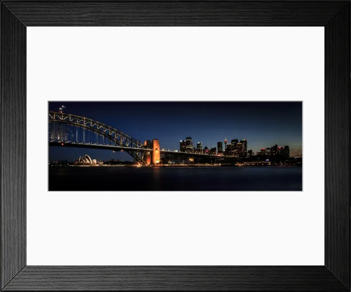 Framed Print : Sydney at Dusk Framed Print : Sydney at Dusk