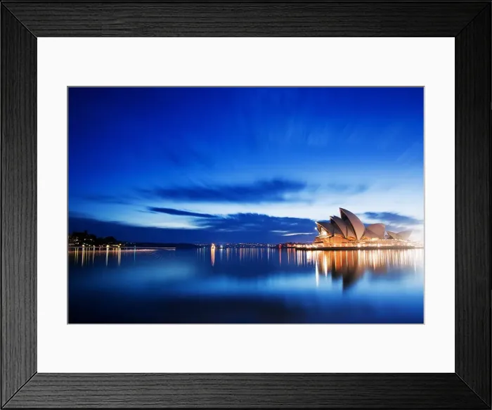Framed Print : Blue morning at Sydney Opera House