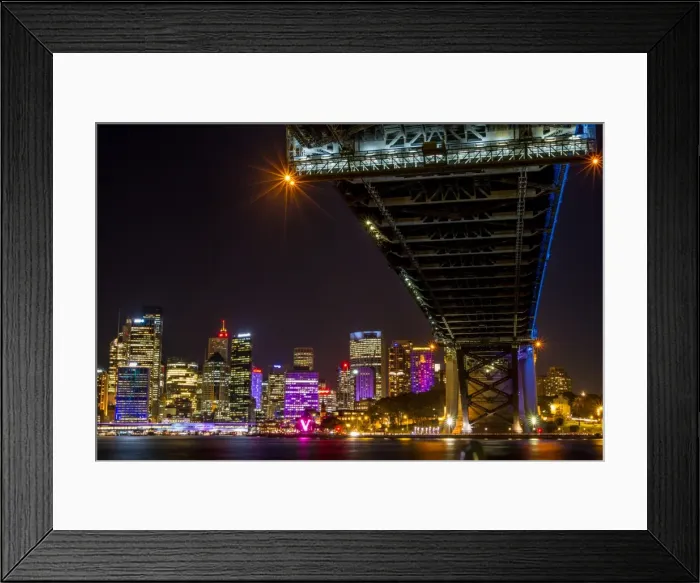 Framed Print : Under the Sydney Harbour Bridge Framed Print : Under the Sydney Harbour Bridge