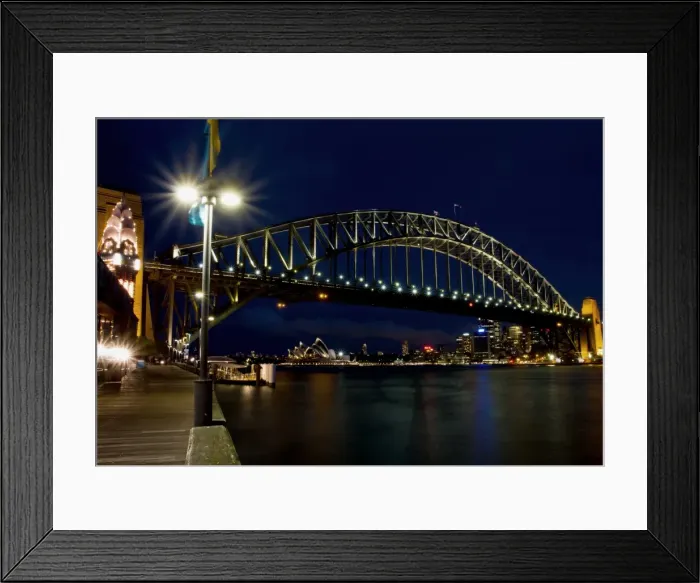 Framed Print : Bridge in Sydney Framed Print : Bridge in Sydney
