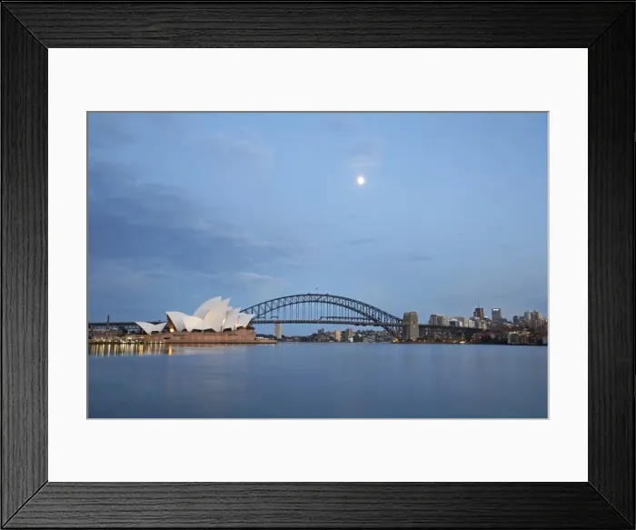 Framed Print : Sydney Opera House and Harbour Bridge Framed Print : Sydney Opera House and Harbour Bridge