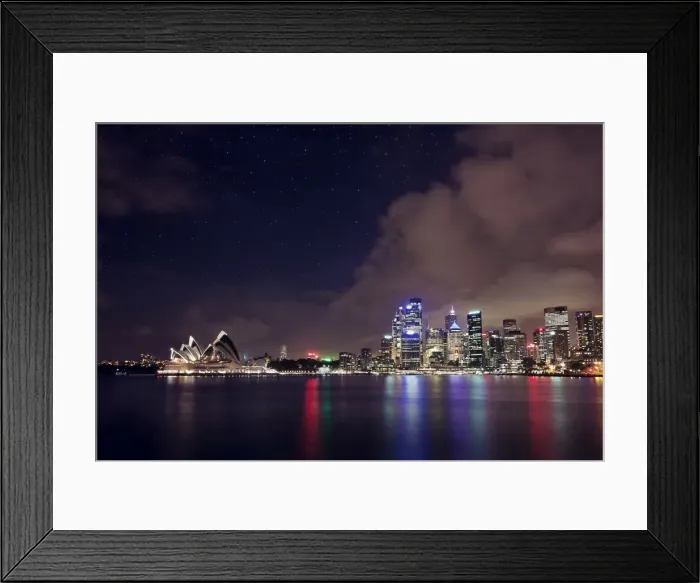Framed Print : Sydney Opera House and Skyline