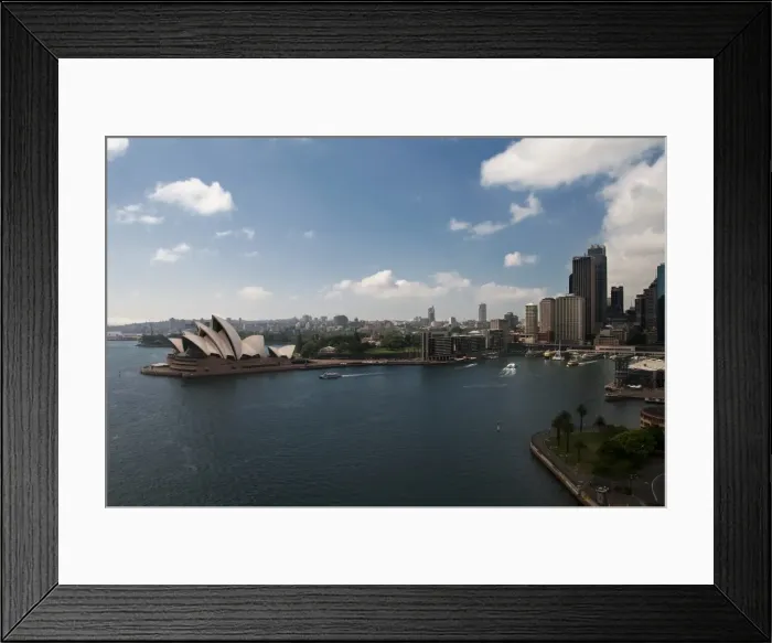 Framed Print : Sydney Harbour and Opera House Framed Print : Sydney Harbour and Opera House
